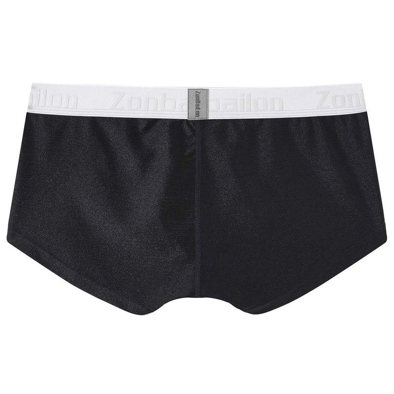 ZONBAILON Mens Support Underwear Bulge Enhancing Boxer Birefs Ice Silk Sexy Low Rise Trunk Underwear Black L/36-38" - Image 3